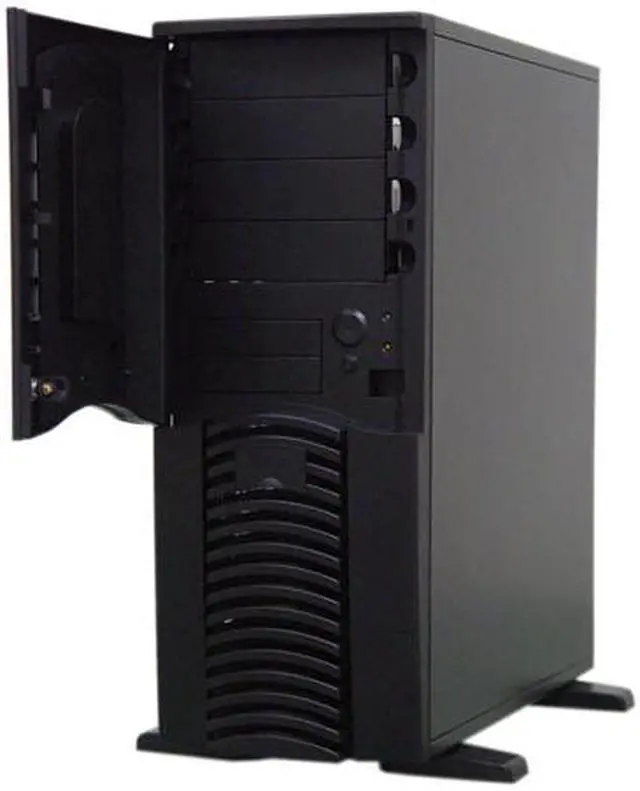 Alt view image 6 of 13 - APEVIA MX-Pider MX-PIDER-BK/500 Black Steel ATX Full Tower Computer Case ATX 500W Dual Fan W/ Automatic Fan Speed Control Power Supply
