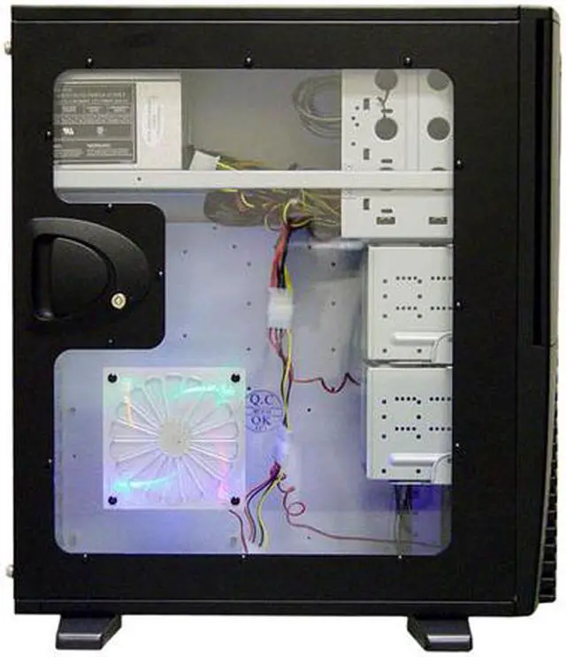 Alt view image 7 of 13 - APEVIA MX-Pider MX-PIDER-BK/500 Black Steel ATX Full Tower Computer Case ATX 500W Dual Fan W/ Automatic Fan Speed Control Power Supply