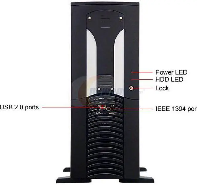 Alt view image 3 of 13 - APEVIA MX-Pider MX-PIDER-BK/500 Black Steel ATX Full Tower Computer Case ATX 500W Dual Fan W/ Automatic Fan Speed Control Power Supply