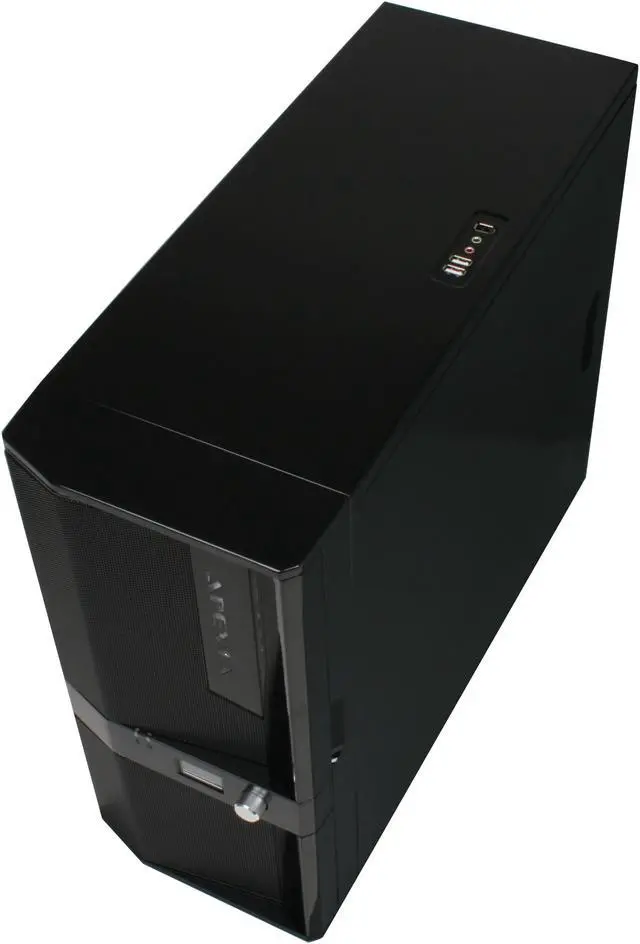 Alt view image 11 of 14 - APEVIA X-JUPITER-JR S-Type X-JPJST-BK Black SECC Steel Chassis ATX Mid Tower Computer Case