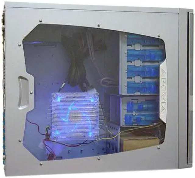 Alt view image 7 of 12 - APEVIA X-JUPITER-JR G-Type X-JPJGT-AL Silver SECC Steel ATX Mid Tower Computer Case