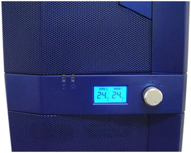 Alt view image 6 of 12 - APEVIA X-JUPITER-JR S-Type X-JPJST-BL Blue SECC Steel ATX Mid Tower Computer Case