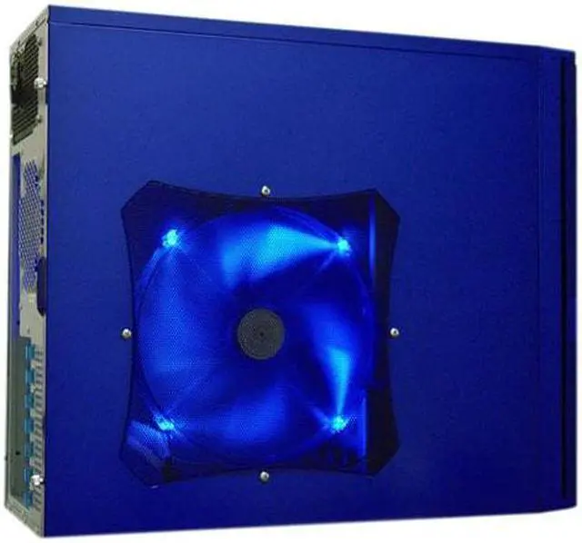 Alt view image 7 of 12 - APEVIA X-JUPITER-JR S-Type X-JPJST-BL Blue SECC Steel ATX Mid Tower Computer Case