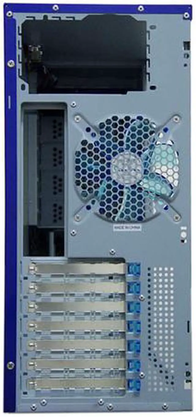 Alt view image 10 of 12 - APEVIA X-JUPITER-JR S-Type X-JPJST-BL Blue SECC Steel ATX Mid Tower Computer Case