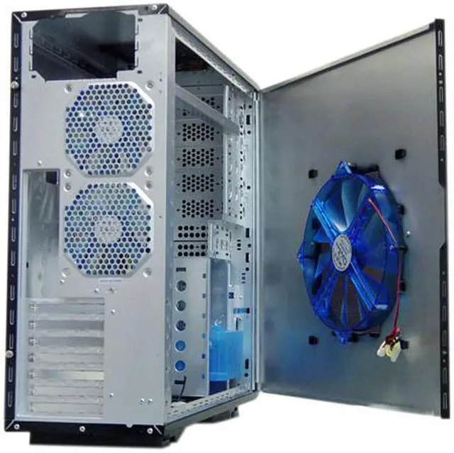 Alt view image 12 of 16 - APEVIA X-JUPITER S-Type X-JUPITERS-MG Metallic Gray Aluminum ATX Full Tower Computer Case