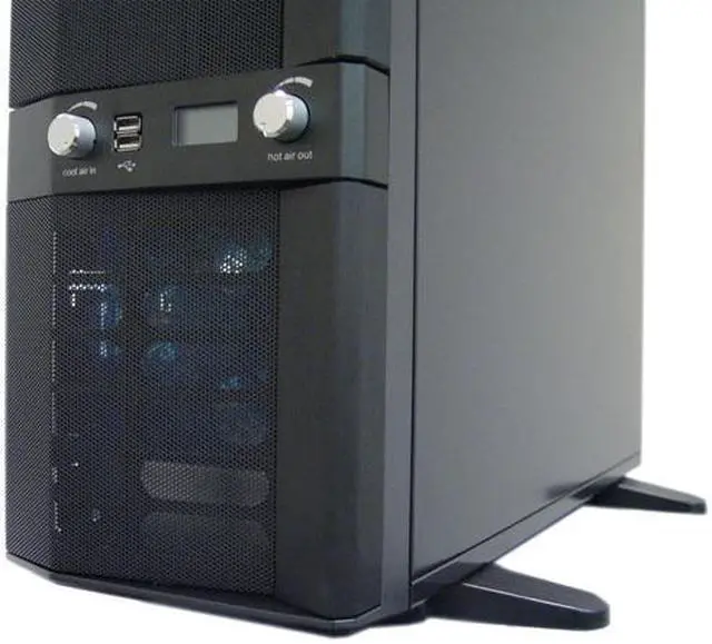 Alt view image 9 of 16 - APEVIA X-JUPITER S-Type X-JUPITERS-MG Metallic Gray Aluminum ATX Full Tower Computer Case