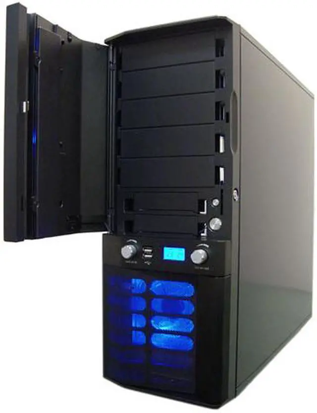 Alt view image 5 of 15 - APEVIA X-JUPITER G-Type X-JUPITERG-MG Metallic Gray Aluminum ATX Full Tower Computer Case