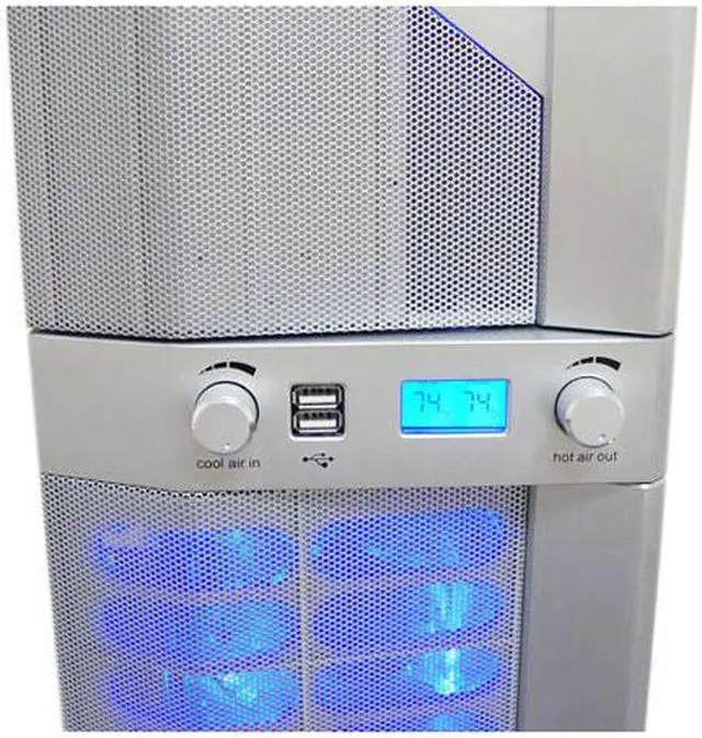 Alt view image 6 of 15 - APEVIA X-JUPITER G-Type X-JUPITERG-AL Silver Aluminum ATX Full Tower Computer Case
