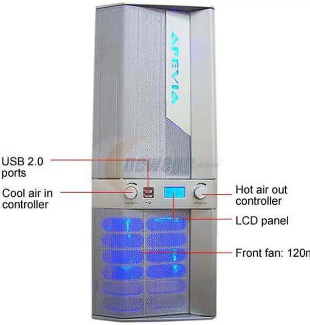 Alt view image 3 of 15 - APEVIA X-JUPITER G-Type X-JUPITERG-AL Silver Aluminum ATX Full Tower Computer Case