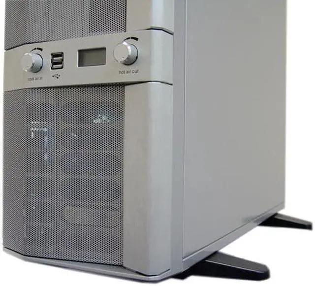 Alt view image 8 of 15 - APEVIA X-JUPITER G-Type X-JUPITERG-AL Silver Aluminum ATX Full Tower Computer Case