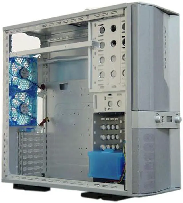 Alt view image 11 of 15 - APEVIA X-JUPITER G-Type X-JUPITERG-AL Silver Aluminum ATX Full Tower Computer Case