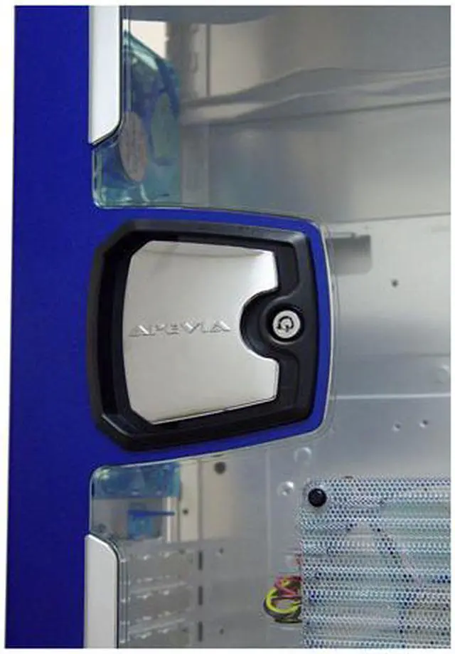 Alt view image 13 of 15 - APEVIA X-JUPITER G-Type X-JUPITERG-BL Blue Aluminum ATX Full Tower Computer Case