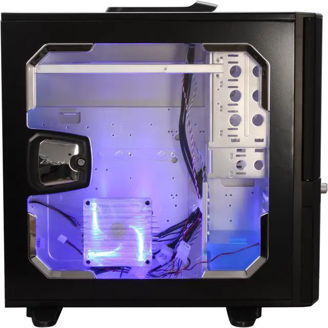 Alt view image 5 of 13 - APEVIA X-JUPITER G-Type X-JUPITERG-BK Black Aluminum ATX Full Tower Computer Case