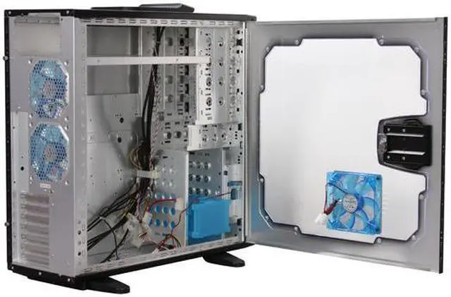 Alt view image 6 of 13 - APEVIA X-JUPITER G-Type X-JUPITERG-BK Black Aluminum ATX Full Tower Computer Case