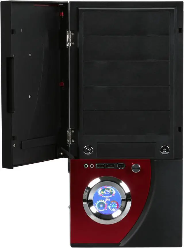 Alt view image 4 of 12 - APEVIA X-TELSTAR-JR G-Type X-TSJGT-RD Red SECC Steel ATX Mid Tower Computer Case