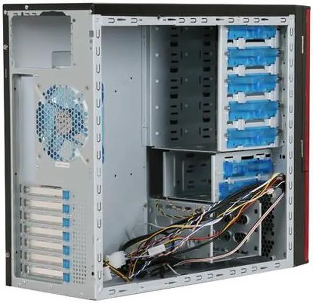 Alt view image 7 of 12 - APEVIA X-TELSTAR-JR G-Type X-TSJGT-RD Red SECC Steel ATX Mid Tower Computer Case