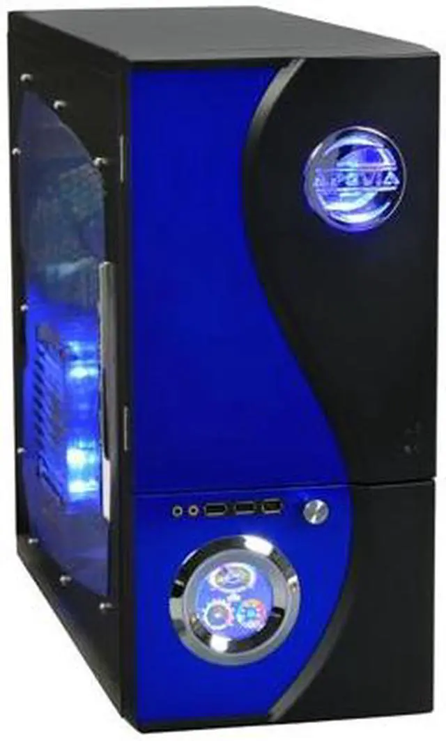Main image of APEVIA X-TELSTAR-JR G-Type X-TSJGT-BL Blue SECC Steel ATX Mid Tower Computer Case