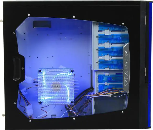 Alt view image 5 of 12 - APEVIA X-TELSTAR-JR G-Type X-TSJGT-BL Blue SECC Steel ATX Mid Tower Computer Case