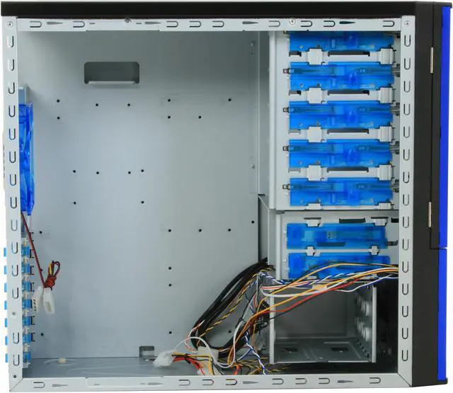 Alt view image 8 of 12 - APEVIA X-TELSTAR-JR G-Type X-TSJGT-BL Blue SECC Steel ATX Mid Tower Computer Case