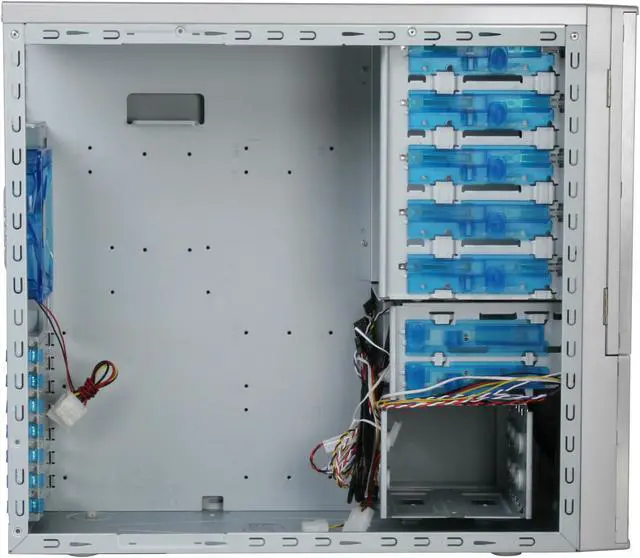 Alt view image 9 of 13 - APEVIA X-TELSTAR-JR S-Type X-TSJST-AL Silver / Black Steel ATX Mid Tower Computer Case