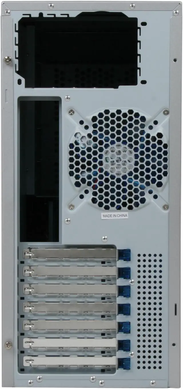 Alt view image 12 of 13 - APEVIA X-TELSTAR-JR S-Type X-TSJST-AL Silver / Black Steel ATX Mid Tower Computer Case