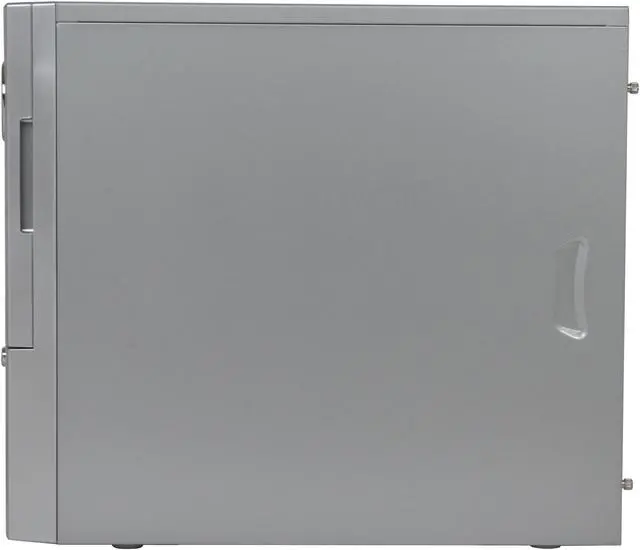 Alt view image 11 of 13 - APEVIA X-TELSTAR-JR S-Type X-TSJST-AL Silver / Black Steel ATX Mid Tower Computer Case