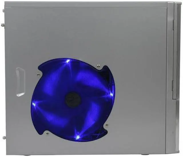 Alt view image 6 of 13 - APEVIA X-TELSTAR-JR S-Type X-TSJST-AL Silver / Black Steel ATX Mid Tower Computer Case