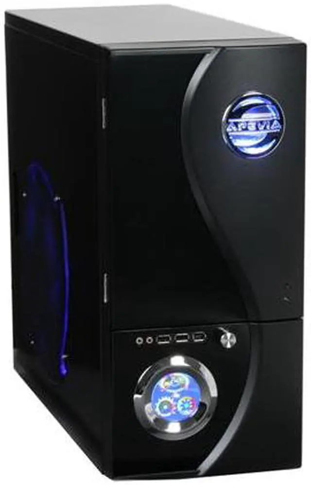 Alt view image 2 of 13 - APEVIA X-TELSTAR-JR S-Type X-TSJST-BK Black Steel ATX Mid Tower Computer Case