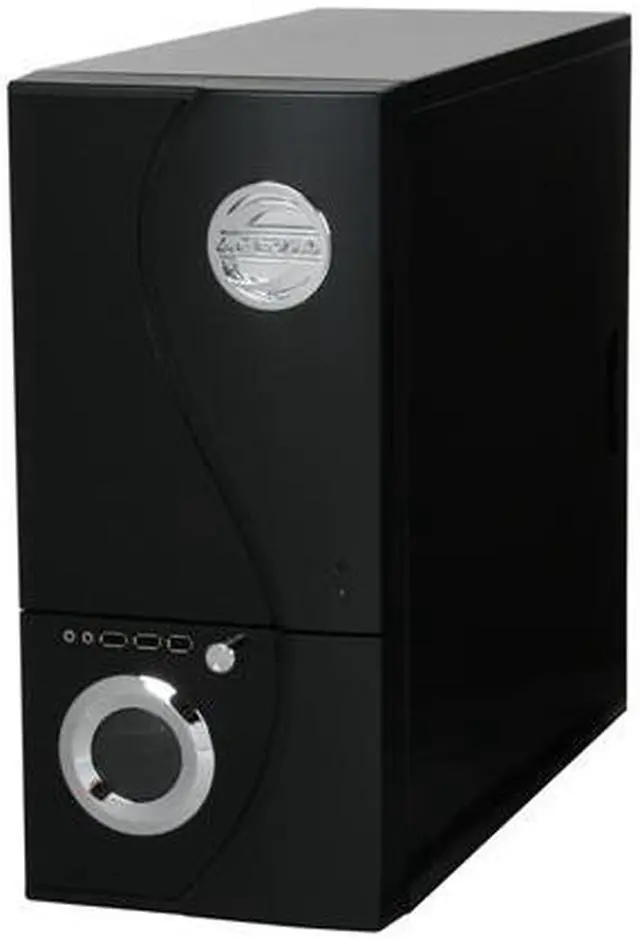 Alt view image 4 of 13 - APEVIA X-TELSTAR-JR S-Type X-TSJST-BK Black Steel ATX Mid Tower Computer Case
