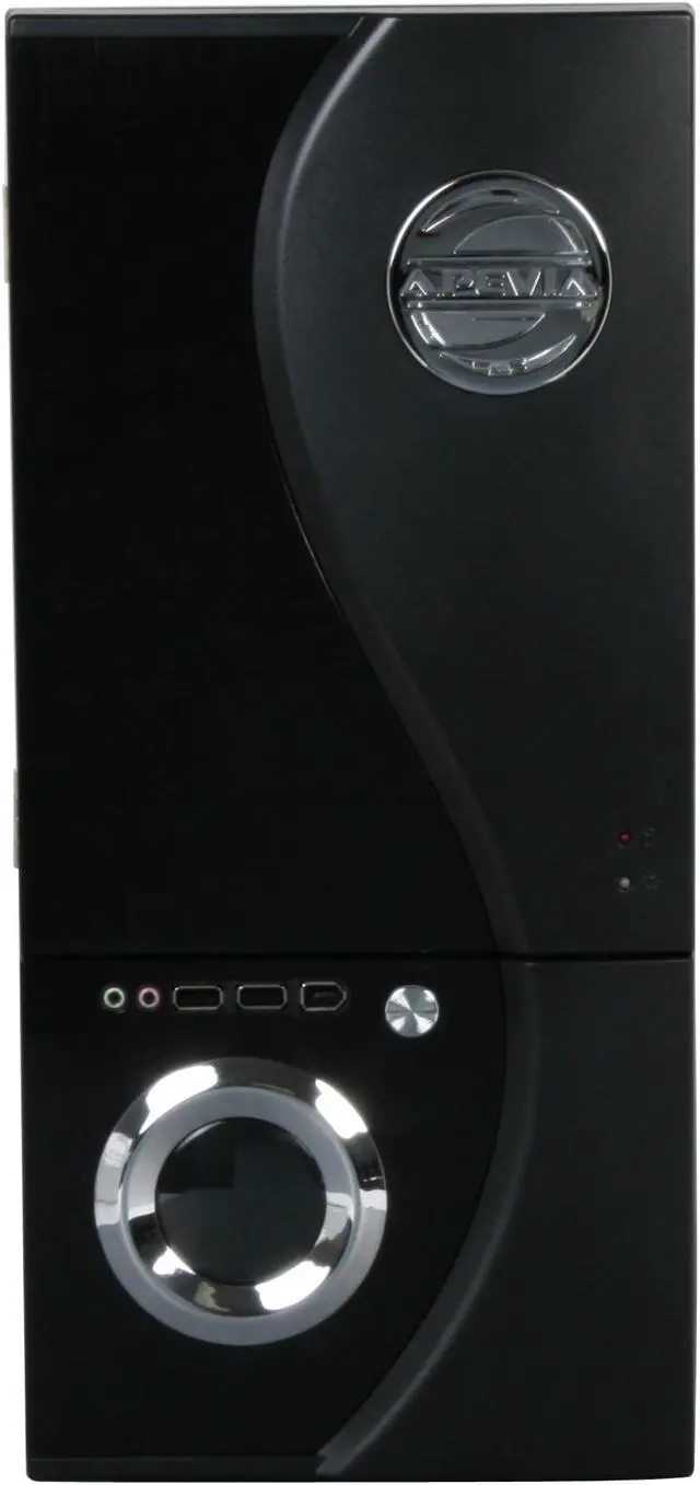 Alt view image 3 of 13 - APEVIA X-TELSTAR-JR S-Type X-TSJST-BK Black Steel ATX Mid Tower Computer Case