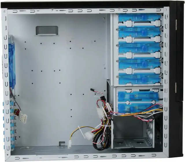 Alt view image 9 of 13 - APEVIA X-TELSTAR-JR S-Type X-TSJST-BK Black Steel ATX Mid Tower Computer Case