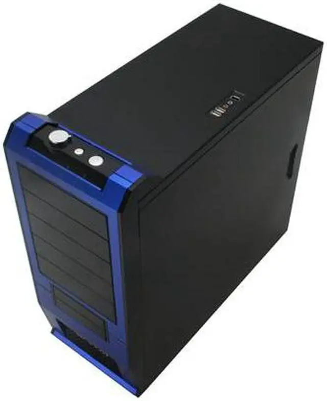 Alt view image 10 of 13 - APEVIA X-SUPRA G-Type X-SUPRAG-BL Black / Blue SECC Steel ATX Mid Tower Computer Case