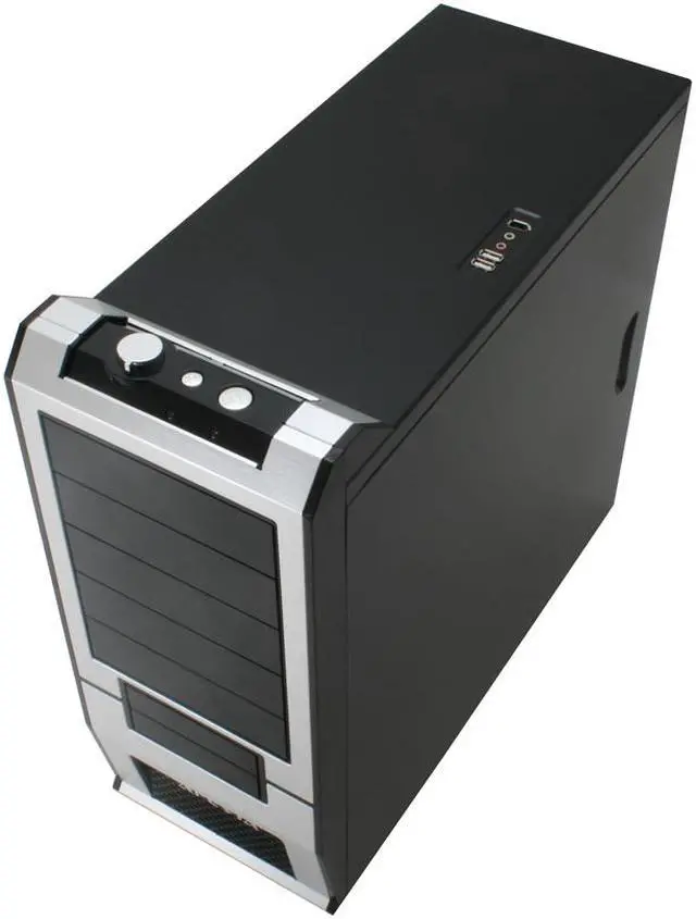 Alt view image 10 of 13 - APEVIA X-SUPRA G-Type X-SUPRAG-AL Black / Silver SECC Steel ATX Mid Tower Computer Case