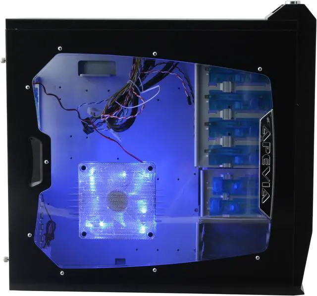 Alt view image 5 of 13 - APEVIA X-SUPRA G-Type X-SUPRAG-BK Black SECC Steel ATX Mid Tower Computer Case