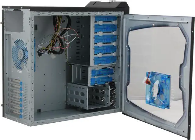 Alt view image 6 of 13 - APEVIA X-SUPRA G-Type X-SUPRAG-BK Black SECC Steel ATX Mid Tower Computer Case