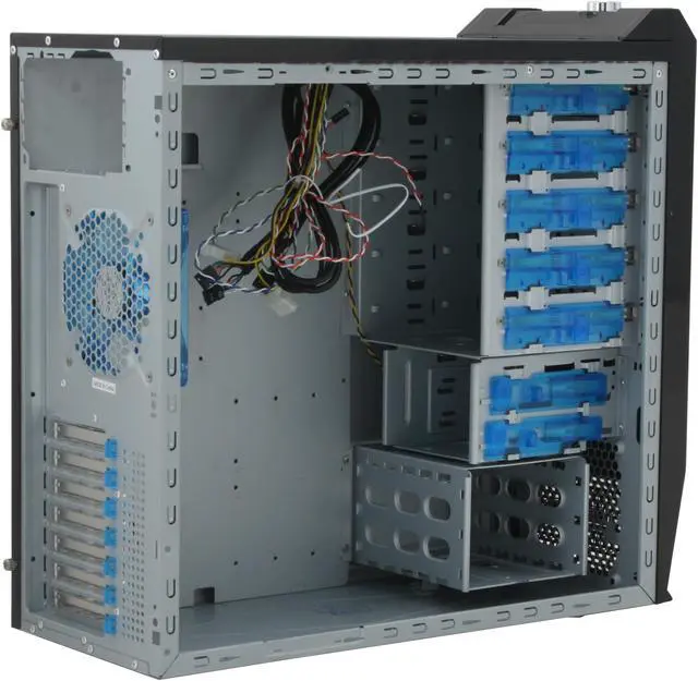 Alt view image 7 of 13 - APEVIA X-SUPRA G-Type X-SUPRAG-BK Black SECC Steel ATX Mid Tower Computer Case