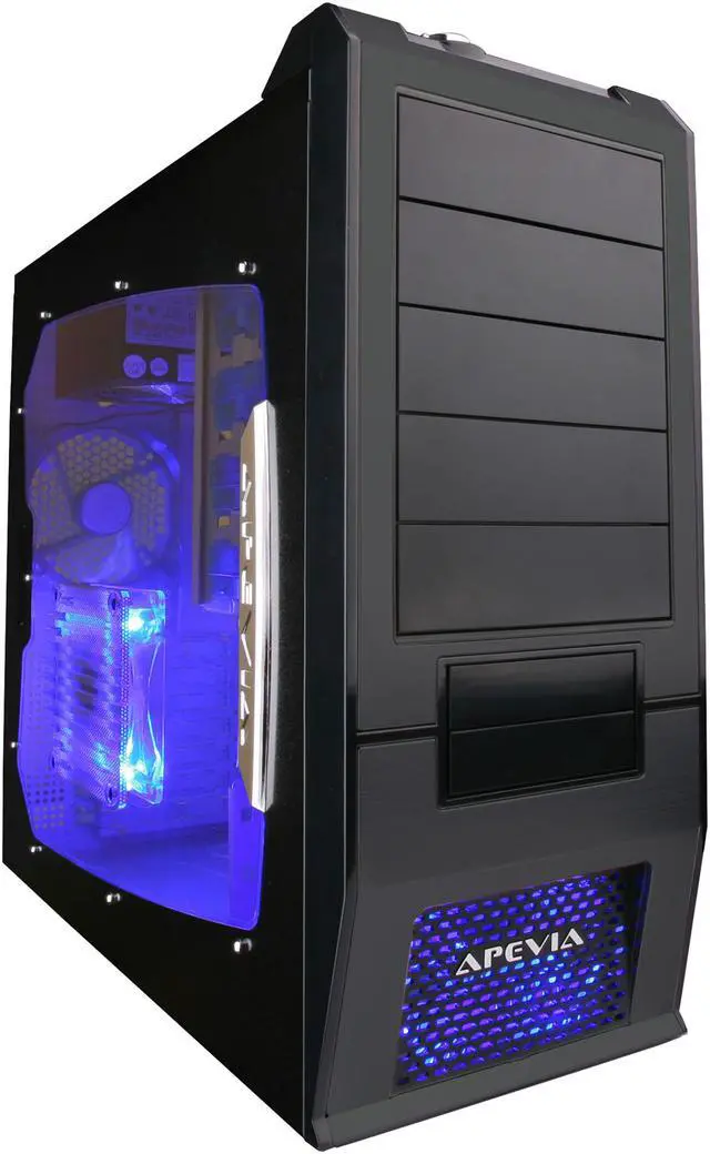Main image of APEVIA X-SUPRA G-Type X-SUPRAG-BK Black SECC Steel ATX Mid Tower Computer Case