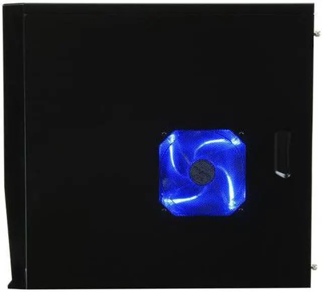 Alt view image 7 of 12 - APEVIA X-QBOII X-QBOII-NW-BK/500 Black SECC Steel Micro ATX Mini Tower Computer Case 500W Power Supply