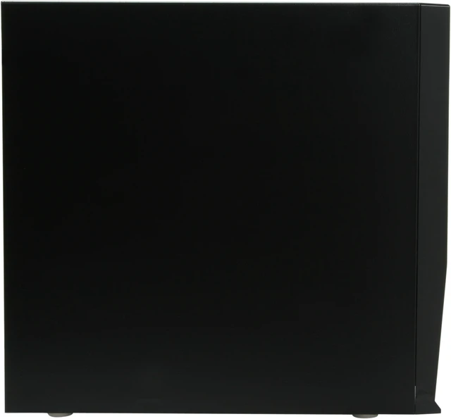Alt view image 5 of 12 - APEVIA X-QBOII X-QBOII-NW-AL/500 Black / Silver SECC Steel Micro ATX Mini Tower Computer Case 500W Power Supply