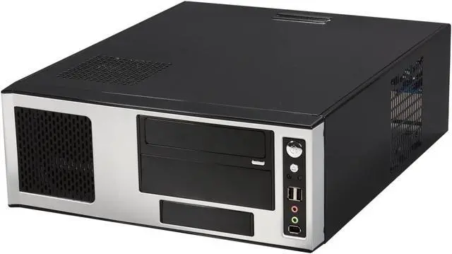 Main image of APEVIA Black / Silver SECC Steel / Aluminum X-MASTER-AL/500 ATX Media Center / HTPC Case