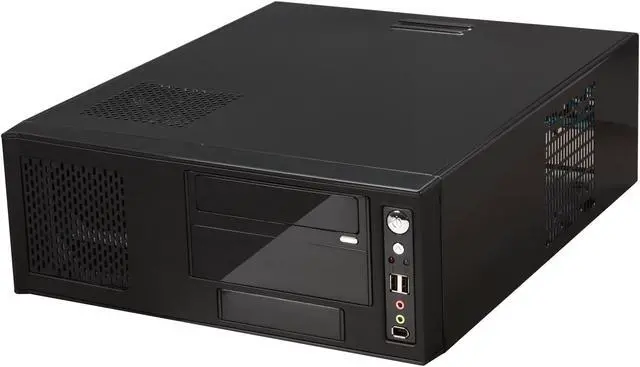 Main image of APEVIA Black SECC Steel / Aluminum X-MASTER-BK/500 ATX Media Center / HTPC Case