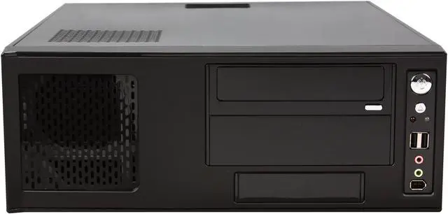Alt view image 2 of 8 - APEVIA Black SECC Steel / Aluminum X-MASTER-BK/500 ATX Media Center / HTPC Case
