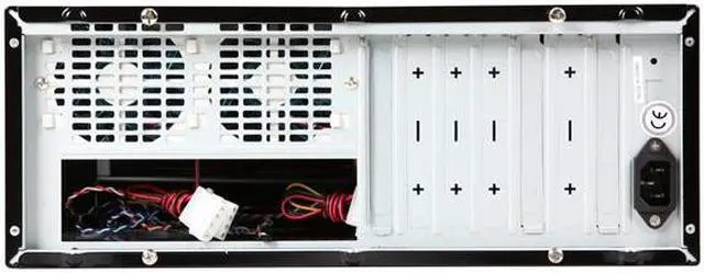 Alt view image 4 of 8 - APEVIA Black SECC Steel / Aluminum X-MASTER-BK/500 ATX Media Center / HTPC Case