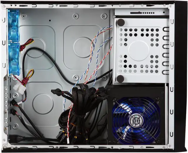 Alt view image 6 of 8 - APEVIA Black SECC Steel / Aluminum X-MASTER-BK/500 ATX Media Center / HTPC Case