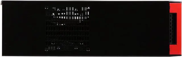 Alt view image 3 of 10 - APEVIA Black / Red SECC Steel / Aluminum X-MASTER-RD/500 ATX Media Center / HTPC Case