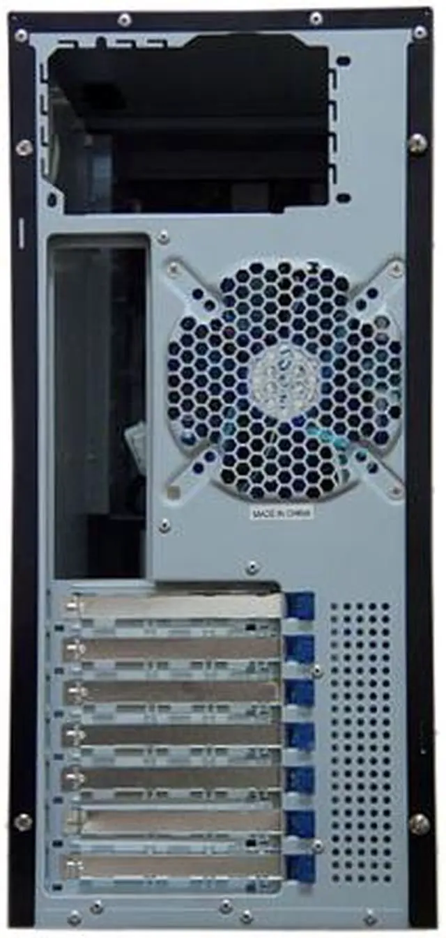 Alt view image 11 of 12 - APEVIA X-SNIPER G-Type X-SNIPERG-BL Black / Blue SECC Steel ATX Mid Tower Computer Case