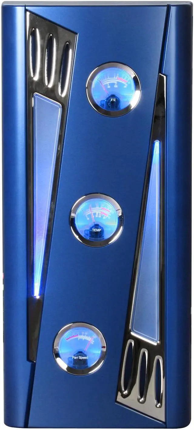 Alt view image 2 of 10 - APEVIA X-CRUISER2-BL Blue SECC Steel ATX Mid Tower Computer Case