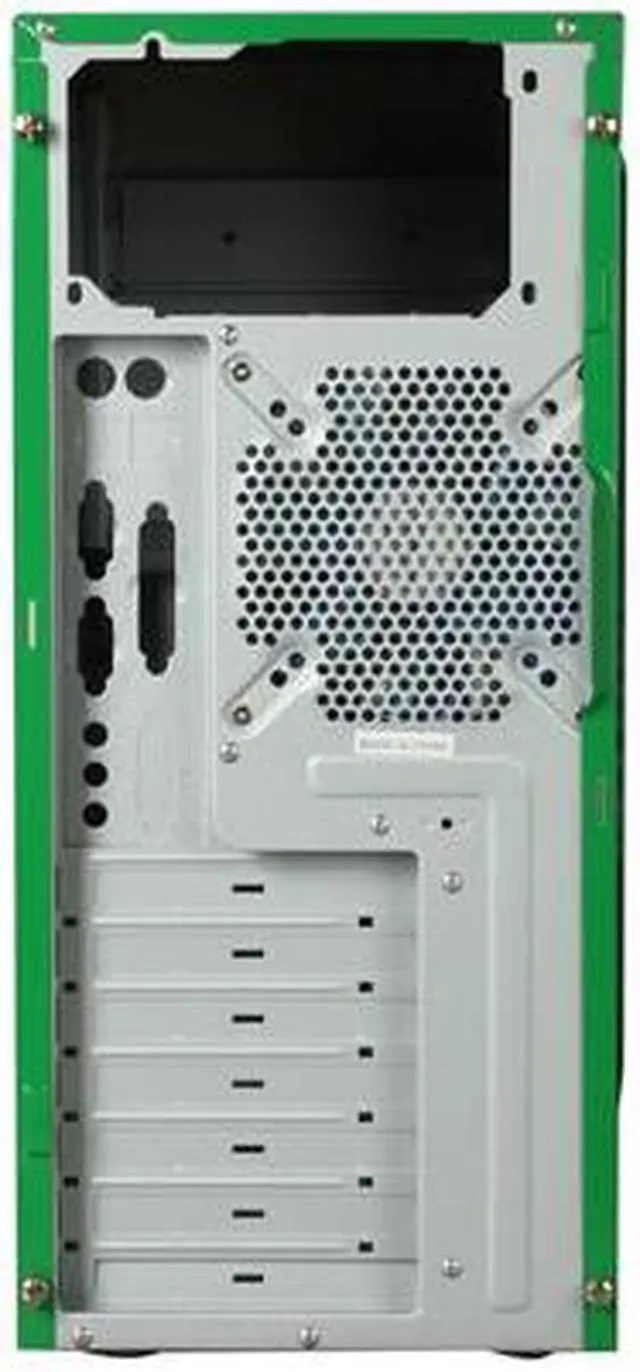 Alt view image 10 of 11 - APEVIA X-CRUISER2-GN Green SECC Steel ATX Mid Tower Computer Case