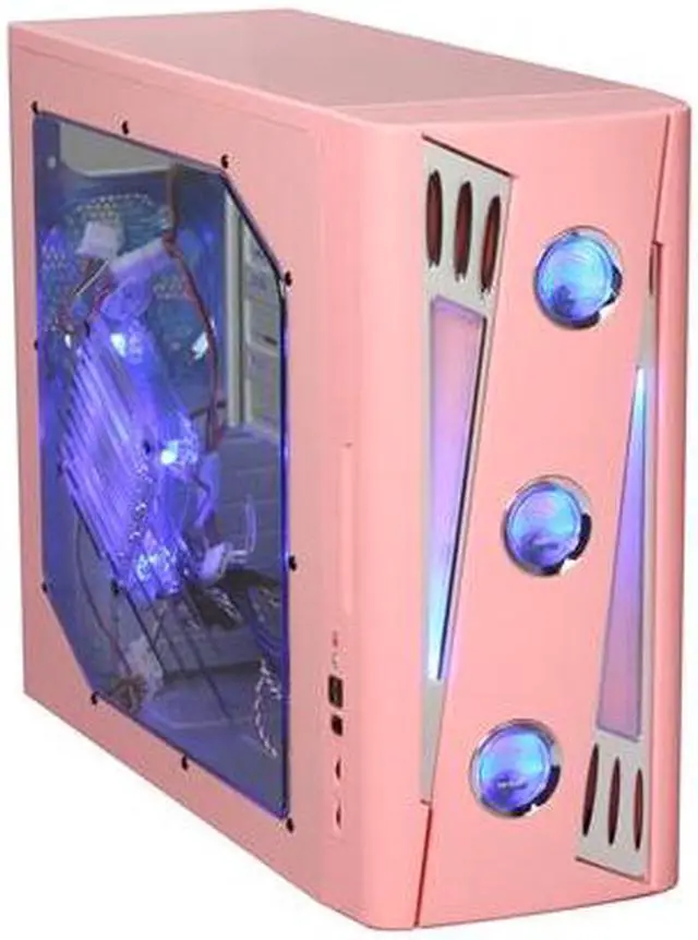 Main image of APEVIA X-CRUISER2-PK Pink SECC Steel ATX Mid Tower Computer Case