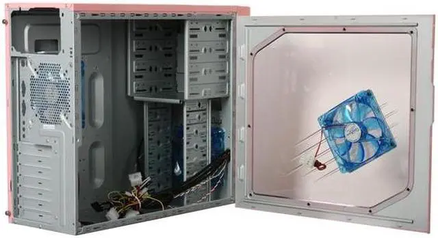 Alt view image 6 of 11 - APEVIA X-CRUISER2-PK Pink SECC Steel ATX Mid Tower Computer Case